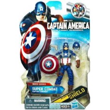 Comic Series Super Combat Captain America Action Figure   